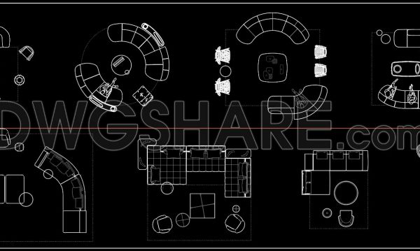 2 years ago
                

                
             4,219262. CAD blocks of Table, Sofa for living room