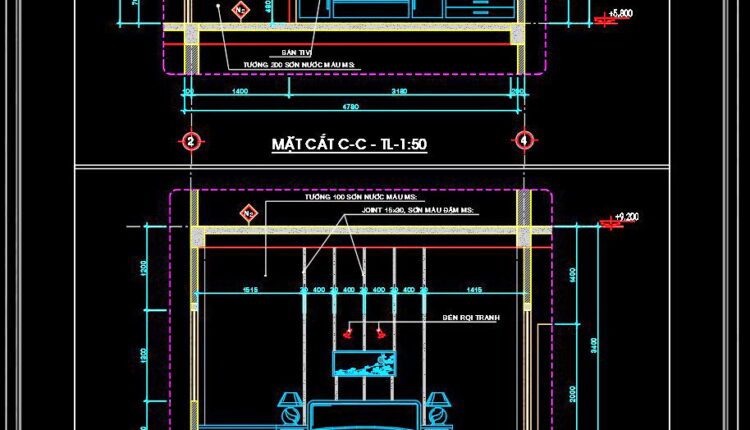 42. Download CAD drawings for interior design of bedrooms, kitchen