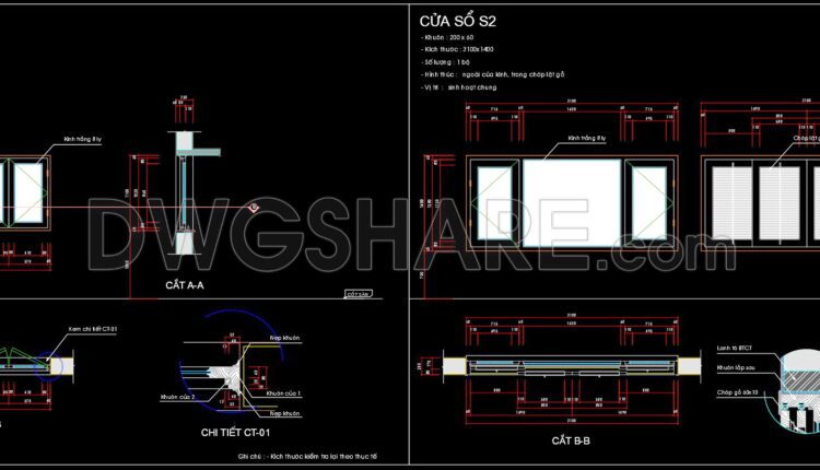 490. Detailed CAD Drawings Of Doors, Windows For Download