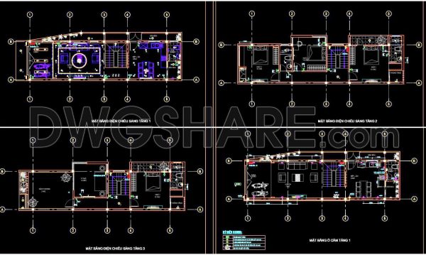 2 years ago
                

                
             1,90855. CAD drawings for detailed electrical designs for a 3-story townhouse