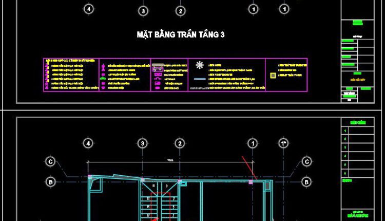56. CAD drawings for detailed electrical designs for a 4-story townhouse