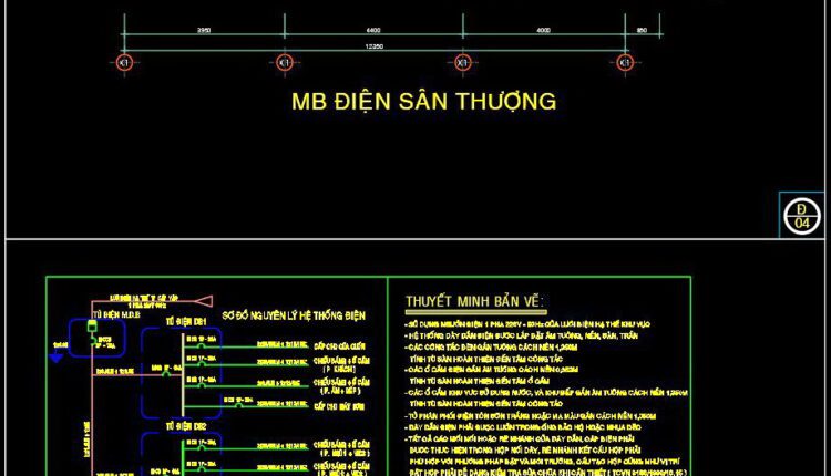 56. CAD drawings for detailed electrical designs for a 4-story townhouse