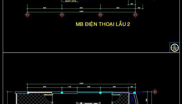 56. CAD drawings for detailed electrical designs for a 4-story townhouse