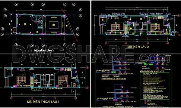 2 years ago
                

                
             1,91756. CAD drawings for detailed electrical designs for a 4-story townhouse