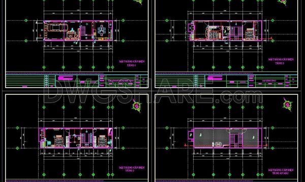 2 years ago
                

                
             2,06457. CAD drawings for detailed electrical designs for a 3-story townhouse