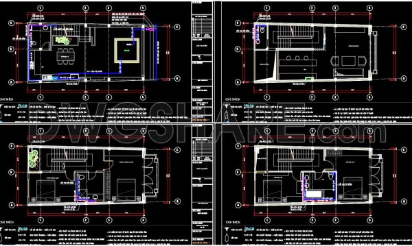 2 years ago
                

                
             2,51362. Detailed CAD design drawings for the water supply system in a 5-story townhouse