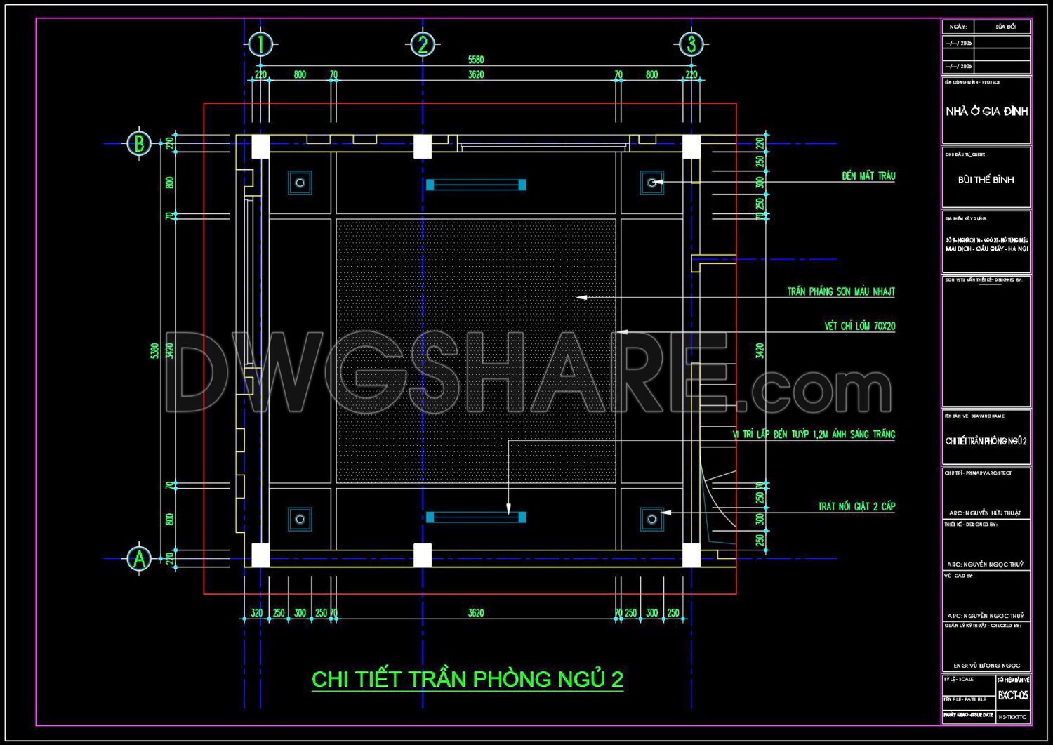 75. Detailed CAD drawings for the ceiling layout design