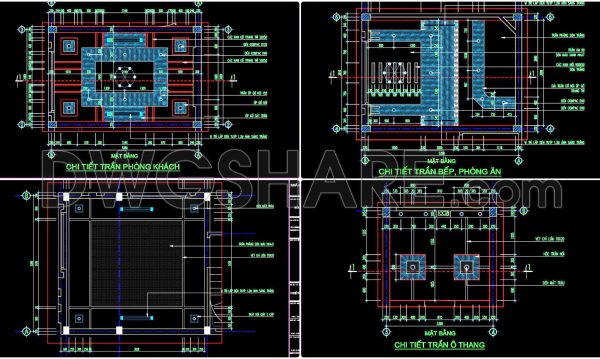 2 years ago
                

                
             4,83875. Detailed CAD drawings for the ceiling layout design