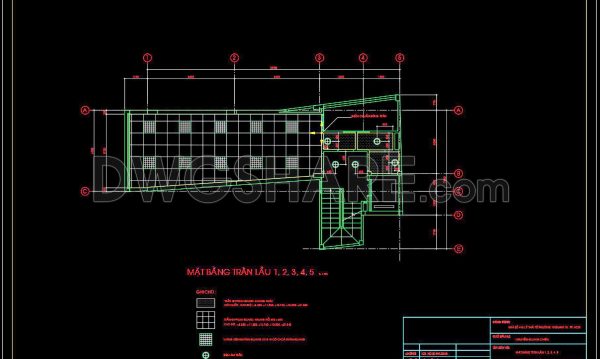76. Detailed CAD drawings for the ceiling layout design of a 5-story townhouse