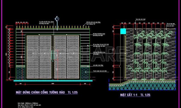 2 years ago
                

                
             734142. CAD drawings detailing gates and fences available for download