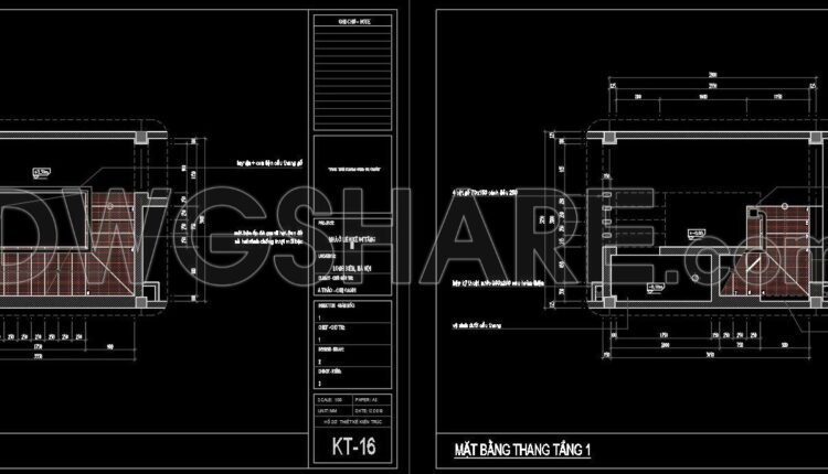 164. Download detailed CAD drawings of townhouse stairs
