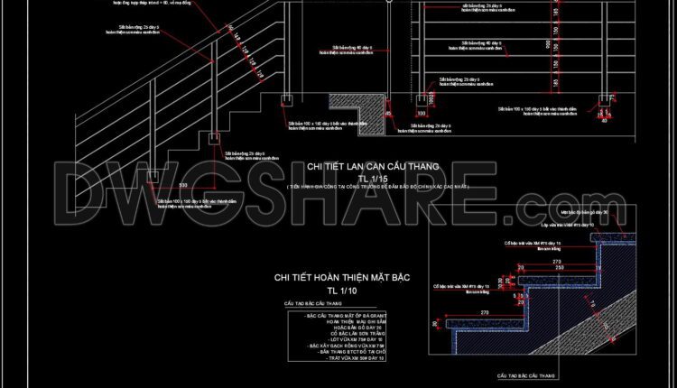 167. Download detailed CAD drawings of townhouse stairs