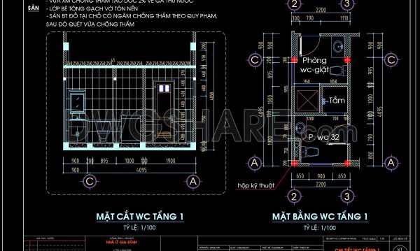 2 years ago
                

                
             511187. WC Layout Plan and elevations details CAD drawings download