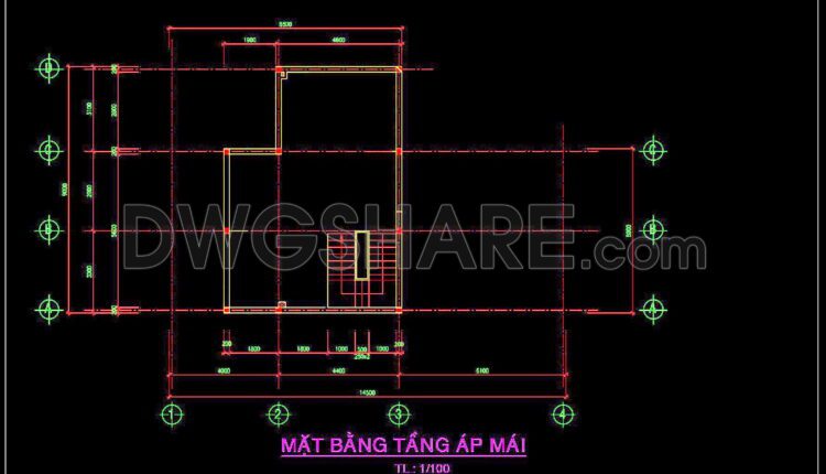 206. House Plan Design CAD File Free download