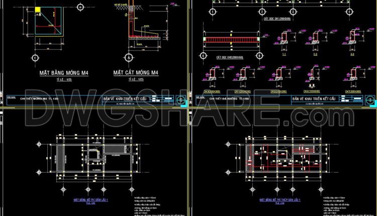 225. Structural Drawings Of 2-Story House A Complete Project For Download