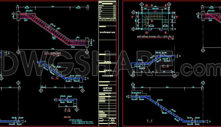 228. Structural Drawings Of 2-Story House A Complete Project 6m x 20m For Download