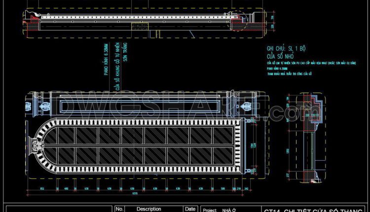 250. Detailed AutoCAD drawings of vertical facades in classical architecture