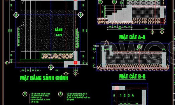 2 years ago
                

                
             812265. Detailed architectural CAD drawings of the roof and entrance steps of the townhouse