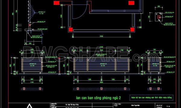 2 years ago
                

                
             500266. Detailed architectural CAD drawings of balconies