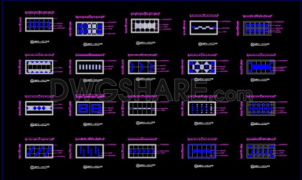 310. Paving Design CAD Blocks