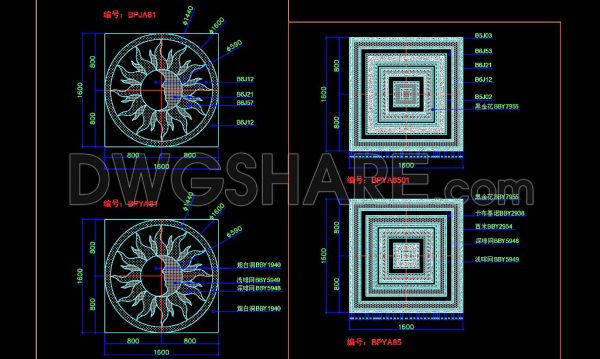 314. Paving Design CAD Blocks