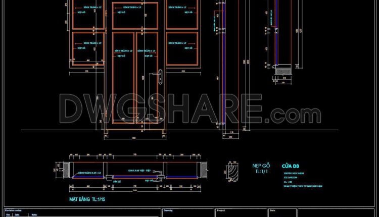 492. Detailed CAD Drawings Of Doors, Windows For Download