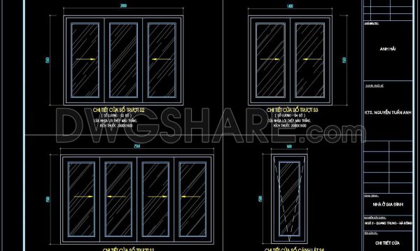 2 years ago
                

                
             575500. Detailed CAD Drawings Of Doors, Windows For Download