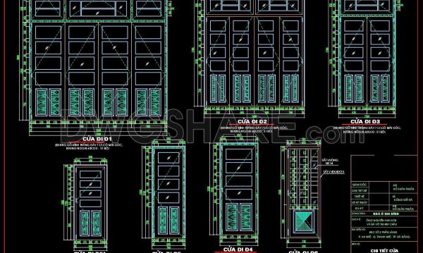 2 years ago
                

                
             449501. Detailed CAD Drawings Of Doors, Windows For Download