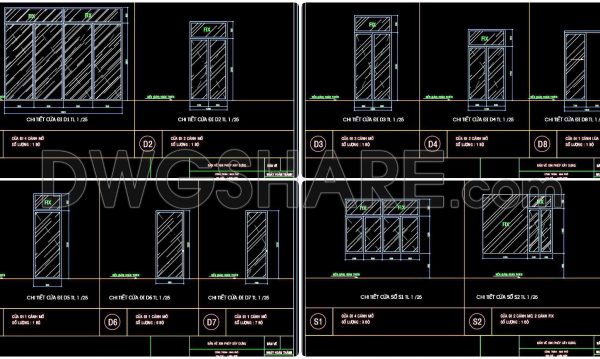 2 years ago
                

                
             444503. Detailed CAD Drawings Of Doors, Windows For Download