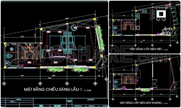 2 years ago
                

                
             57368. CAD drawings for detailed electrical designs for a 3-story townhouse