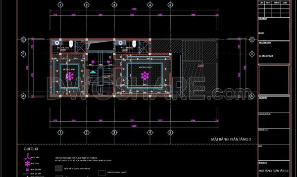 2 years ago
                

                
             60083. Detailed CAD drawings of the ceiling and floor for a 3-story residential house