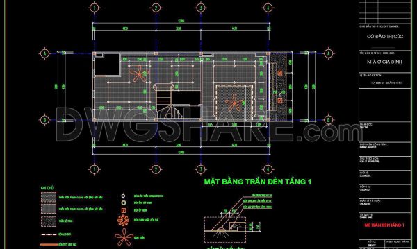 2 years ago
                

                
             620100. Detailed CAD drawings for the ceiling layout design of a 3-story townhouse