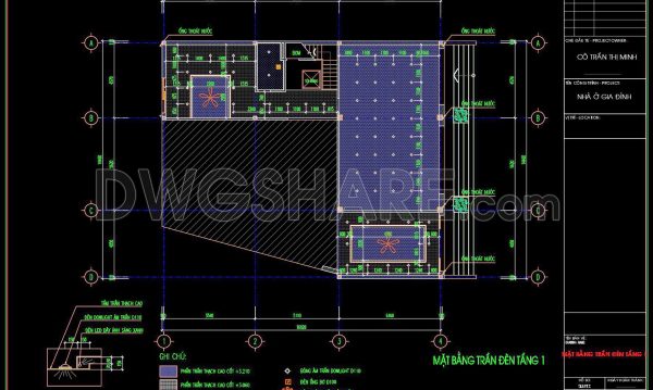 2 years ago
                

                
             391101. Detailed CAD drawings for the ceiling layout design of a 2-story townhouse