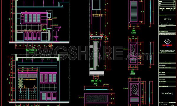 2 years ago
                

                
             1,935105. CAD technical drawings of kitchen cabinets for the house