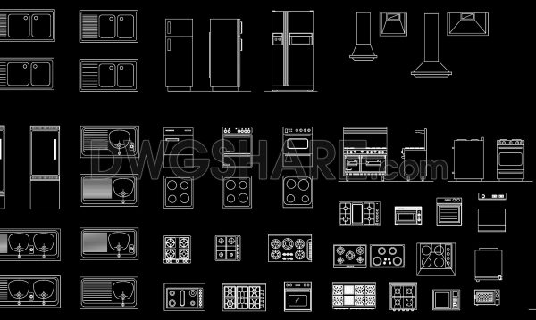 2 years ago
                

                
             3,113110. Kitchen Equipment CAD Blocks