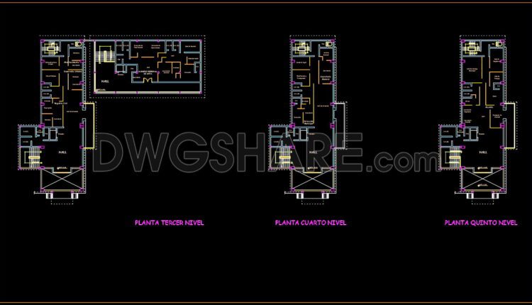 12. CAD drawings of the government house For Download