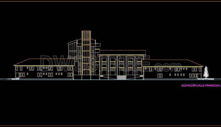 12. CAD drawings of the government house For Download