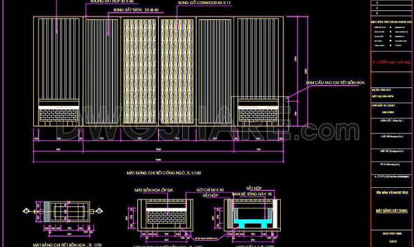 2 years ago
                

                
             585144. CAD drawings detailing gates and fences available for download