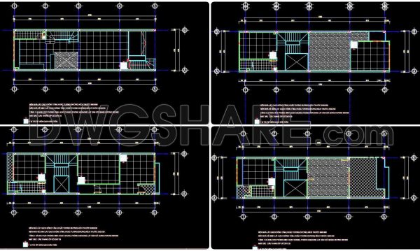 2 years ago
                

                
             32316. Download free detailed CAD drawings of floor plans for a 5-story townhouse