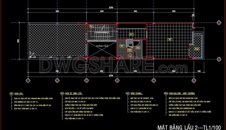 17. Download free detailed CAD drawings of floor plans for a 4-story townhouse