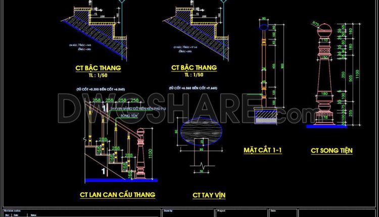 191. Download detailed CAD drawings of townhouse stairs