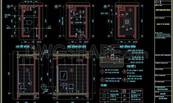 2 years ago
                

                
             582209. WC Layout Plan and elevations details CAD drawings download