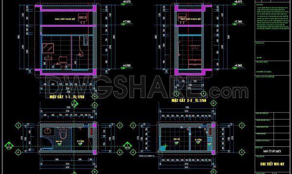 2 years ago
                

                
             528211. WC Layout Plan and elevations details CAD drawings download