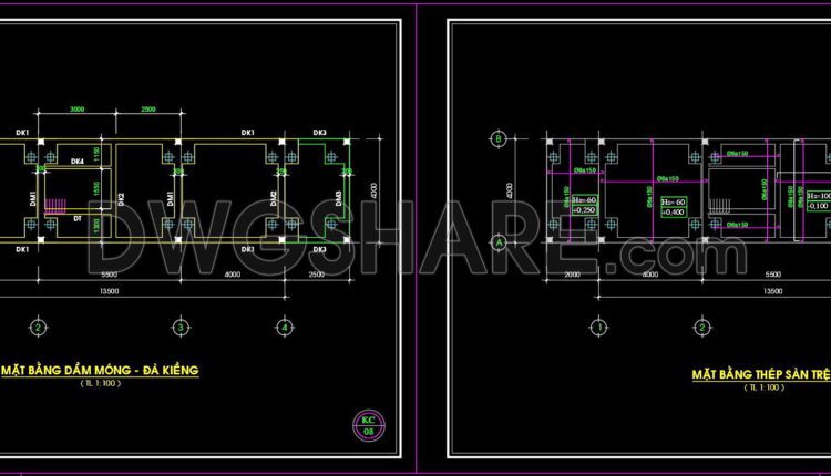 236. Structural Drawings Of 3-Story House A Complete Project 4m x 18.5m For Download