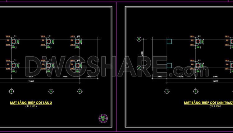 236. Structural Drawings Of 3-Story House A Complete Project 4m x 18.5m For Download