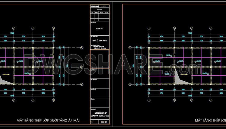 237. Structural Drawings Of 4-Story House A Complete Project 7m x 16.5m For Download