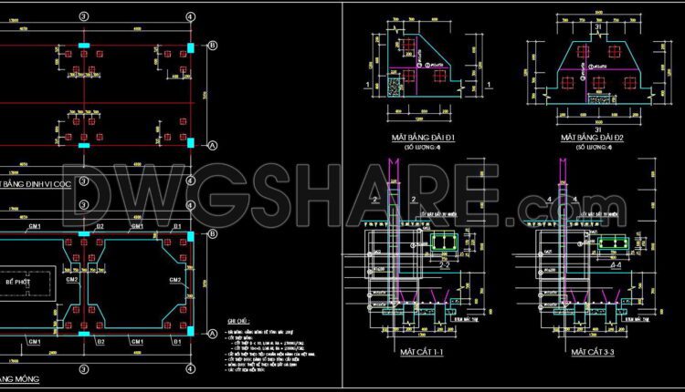 238. Structural Drawings Of 4-Story House A Complete Project 4m x 14m For Download (1)