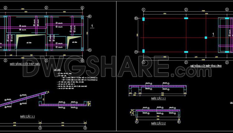 238. Structural Drawings Of 4-Story House A Complete Project 4m x 14m For Download (9)