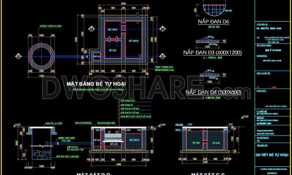 2 years ago
                

                
             2,185241. Detailed CAD drawings of the septic tank structure for a townhouse