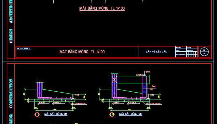 242. Structural Drawings Of 3-Story House A Complete Project 5m x 20.4m For Download